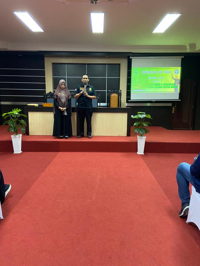 Alih Tugas Sekretaris 1