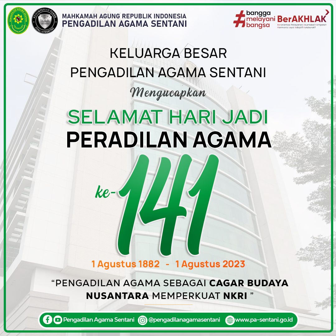 Dirgahayu Peradilan Agama 141