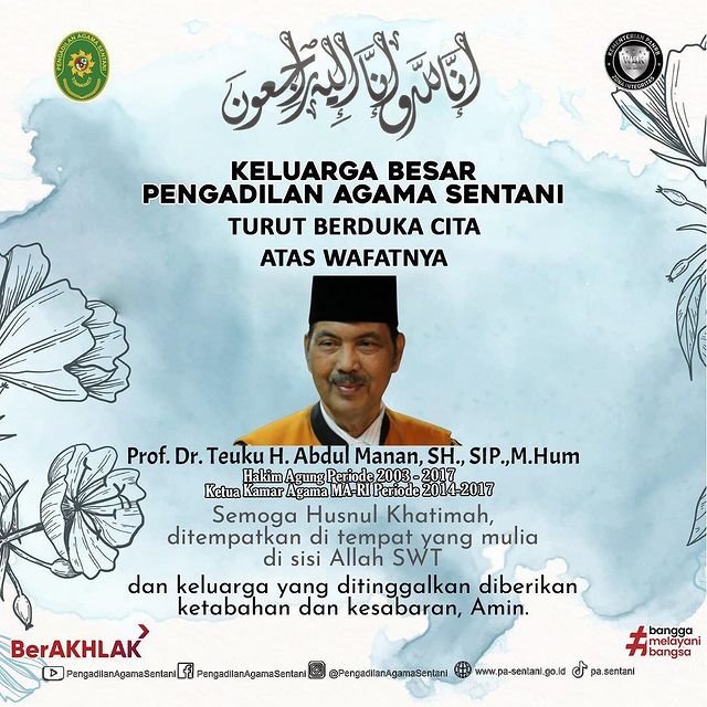 Ucapan Duka TUAKA 2017