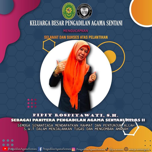 Ucapan Selamat Panitera Baru